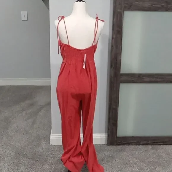 Urban Outfitters BDG Tilly lace, illusion waist wide leg jumpsuit size M… - Picture 6 of 6